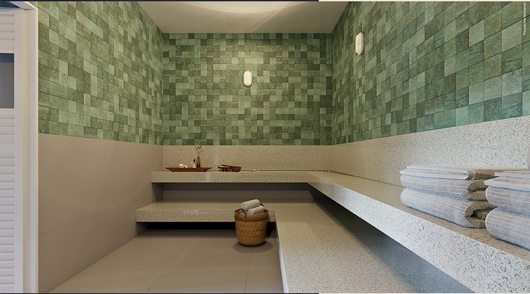 Sauna do Eleva Residence Riva