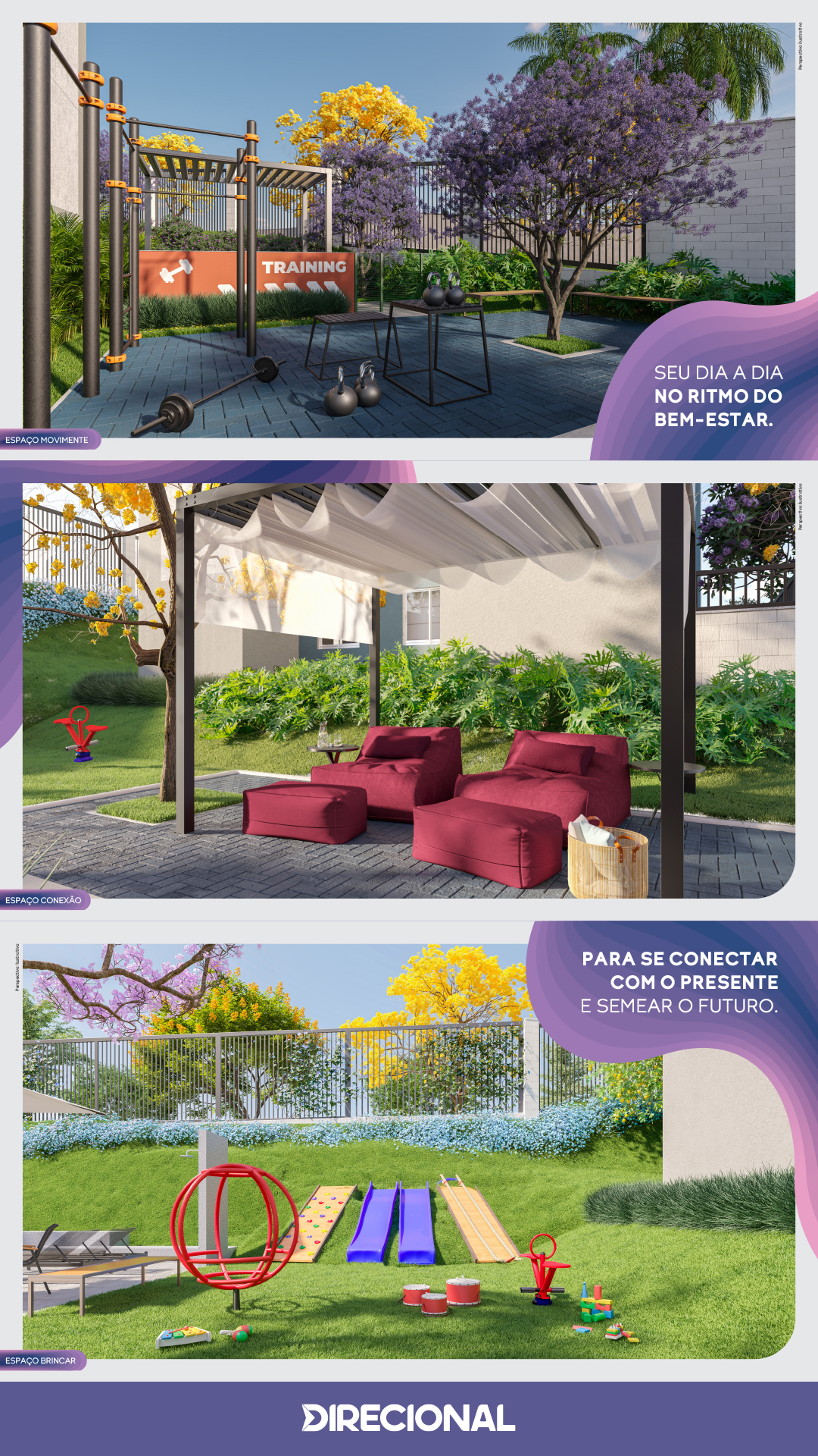 Espaços de lazer do Solo Residencial